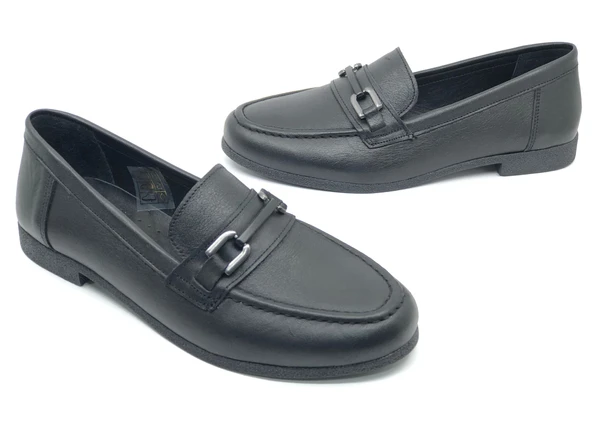 Ayakdaş 3737 Kadın Loafer Hakiki Deri Babet Ayakkabı - Resim 2