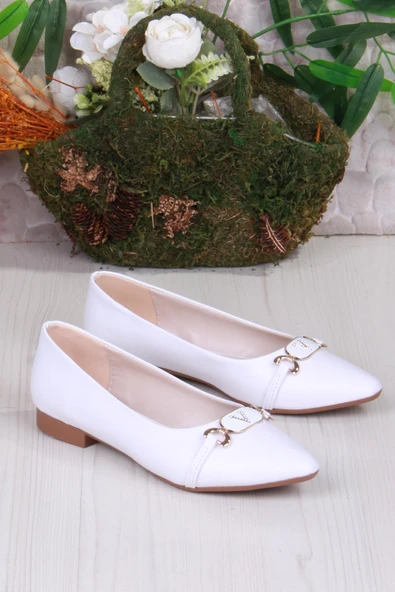 Fort 01-627 Soft Toka Detaylı Rahat Kadın Babet - Resim 8