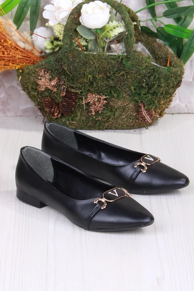 Fort 01-627 Soft Toka Detaylı Rahat Kadın Babet - Resim 3