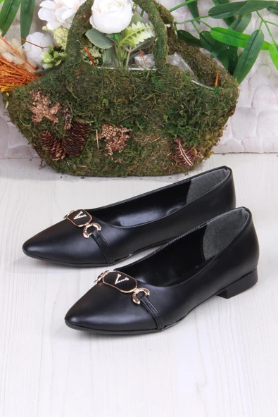 Fort 01-627 Soft Toka Detaylı Rahat Kadın Babet - Resim 4