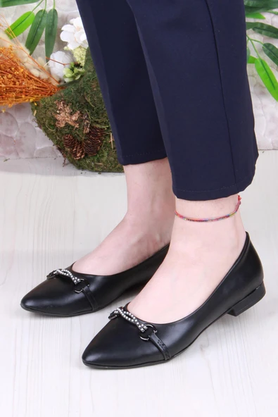 Fort 01-626 Soft Toka Detaylı Rahat Kadın Babet - Resim 2