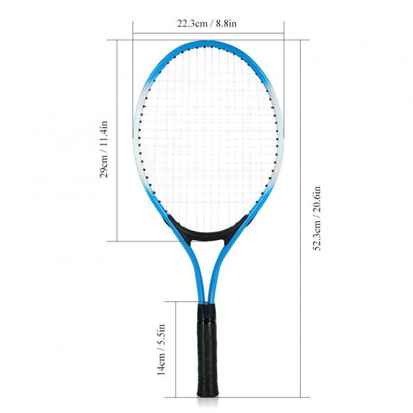 Can Sport Tenis Raketi Seti 21 2 Raket 1 Top Çantalı Set - 5