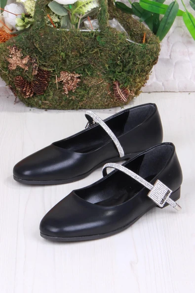 Fort 01-625 Soft Taş Toka Detaylı Rahat Kadın Babet - Resim 4