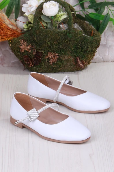 Fort 01-625 Soft Taş Toka Detaylı Rahat Kadın Babet - Resim 8