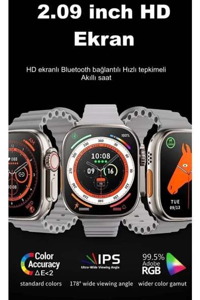 T900 Ultra 2.09 inc Alüminyum Kasa Akıllı Saat
