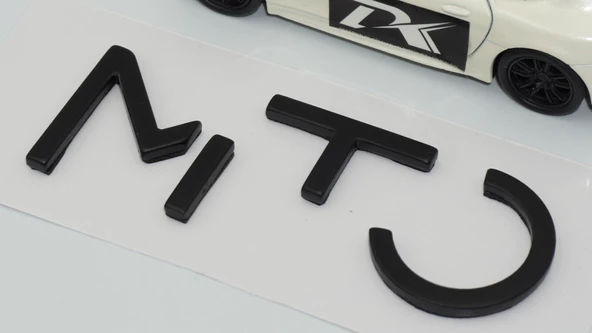 DK Tuning Mito Siyah ABS Bagaj Yazı Logo Alfa Romeo İle Uyumlu - 4