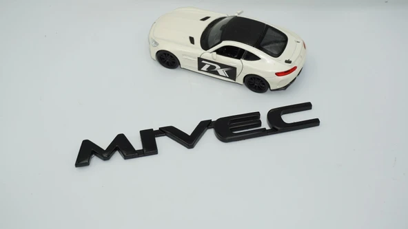 DK Tuning Lancer MIVEC Siyah Bagaj Yazı Logo Mitsubishi İle Uyumlu - Resim 3