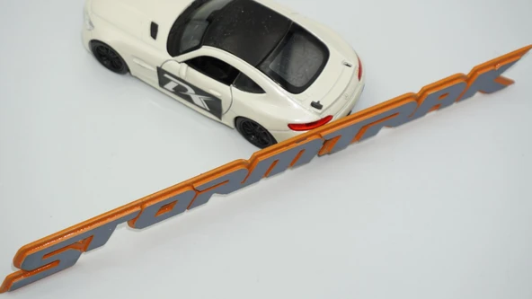 DK Tuning Ranger Stormtrak Bagaj Turuncu Yazı Logo Ford İle Uyumlu - 6