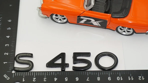 DK Tuning S450 Maybach Bagaj Siyah ABS Yazı Logo Arma - Resim 2