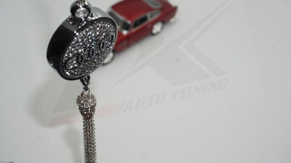 Audi Kristal Taşlı Stil Araç Ayna Parfümlü Sarkacı New Style - 2