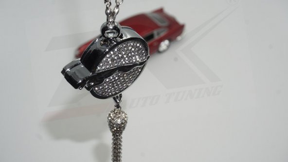 Jaguar Kristal Taşlı Stil Araç Ayna Parfümlü Sarkacı New Style - 2