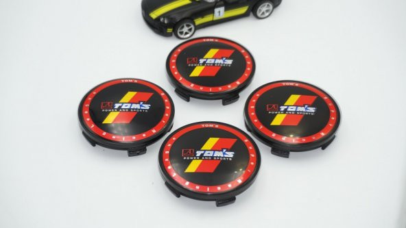 Toms Power Jant Göbek Kapağı Seti 68mm - 2