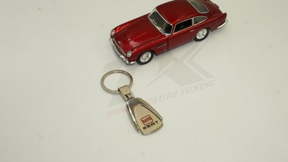 Seat Logo Krom Metal Stil Anahtarlık New Style - 3