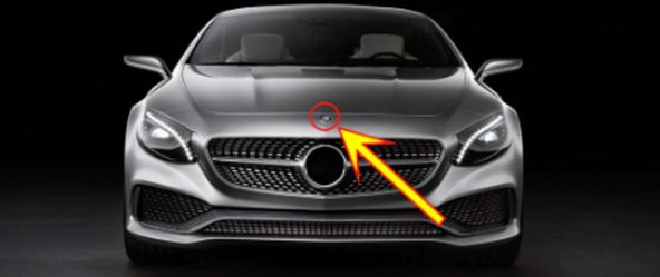 Mercedes Benz Ön Kaput Yıldız Rozet Arma 57mm - 4