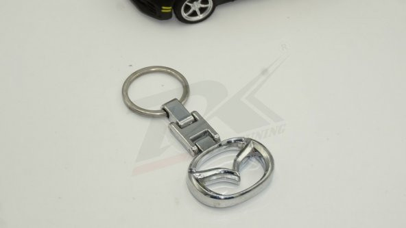 Mazda Logo Çift Yön Krom Metal Stil Anahtarlık - 4