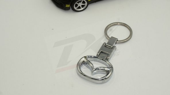 Mazda Logo Çift Yön Krom Metal Stil Anahtarlık - 5