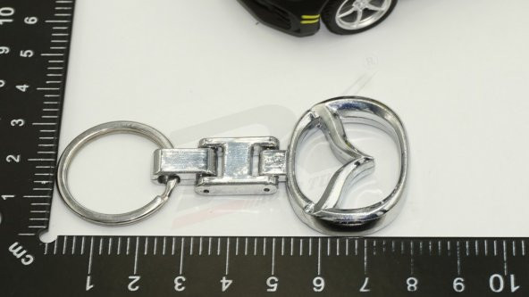 Mazda Logo Çift Yön Krom Metal Stil Anahtarlık - 6