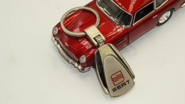 Seat Logo Krom Metal Stil Anahtarlık New Style - 6