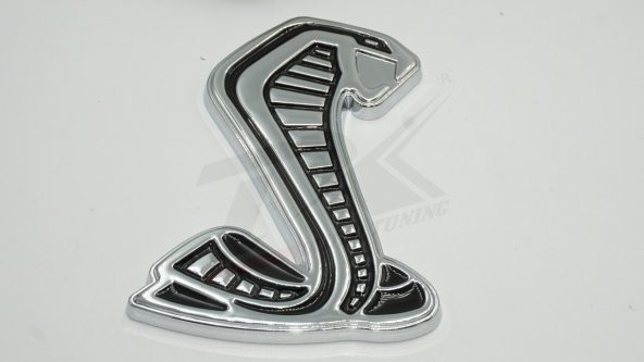 Ford Mustang Shelby Kobra Yeni Nesil Bagaj 3M 3D Krom Metal Logo - 5