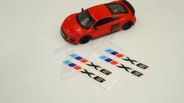 Bmw X6 Logo 3M 3D Damla Silikon Torpido Bagaj Çamurluk Logo Amble - 2