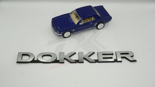 Dacia Dokker Krom ABS 3M 3D Bagaj Yazı Logo Orjinal Ürün - 2