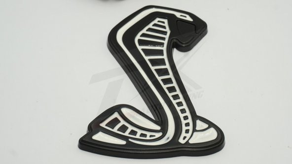 Ford Mustang Shelby Kobra Yeni Nesil Bagaj 3M 3D Krom Metal Logo - 6
