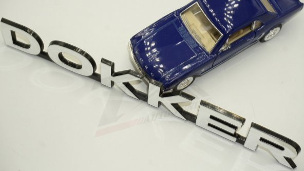 Dacia Dokker Krom ABS 3M 3D Bagaj Yazı Logo Orjinal Ürün - 6
