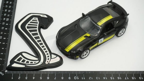 Ford Mustang Shelby Kobra Yeni Nesil Bagaj 3M 3D Krom Metal Logo - 10