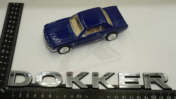 Dacia Dokker Krom ABS 3M 3D Bagaj Yazı Logo Orjinal Ürün - 7