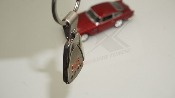 Seat Logo Krom Metal Stil Anahtarlık New Style