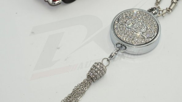 Audi Kristal Taşlı Stil Araç Ayna Parfümlü Sarkacı New Style - 4