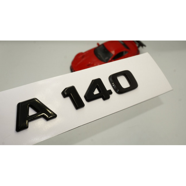 A 140 Bagaj Parlak Siyah ABS 3M 3D Yazı Logo