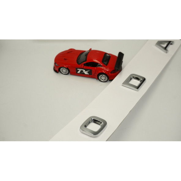 Skoda Bagaj Yeni Nesil Uzun Krom ABS 3M 3D Yazı Logo Amblem - 3