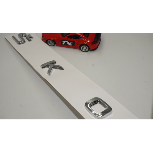 Skoda Bagaj Yeni Nesil Uzun Krom ABS 3M 3D Yazı Logo Amblem - 4