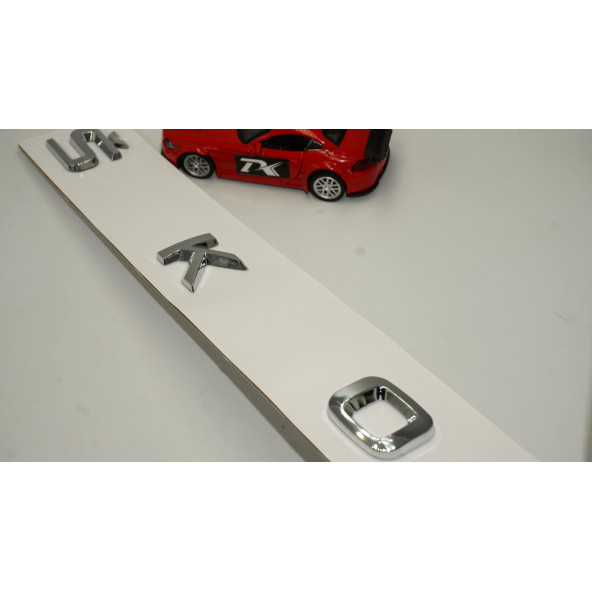 Skoda Bagaj Yeni Nesil Uzun Krom ABS 3M 3D Yazı Logo Amblem - 5