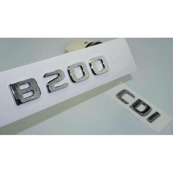 Dk Tuning B200 Cdi Bagaj Krom Abs 3m 3d Yazı Logo Benz İle Uyumlu