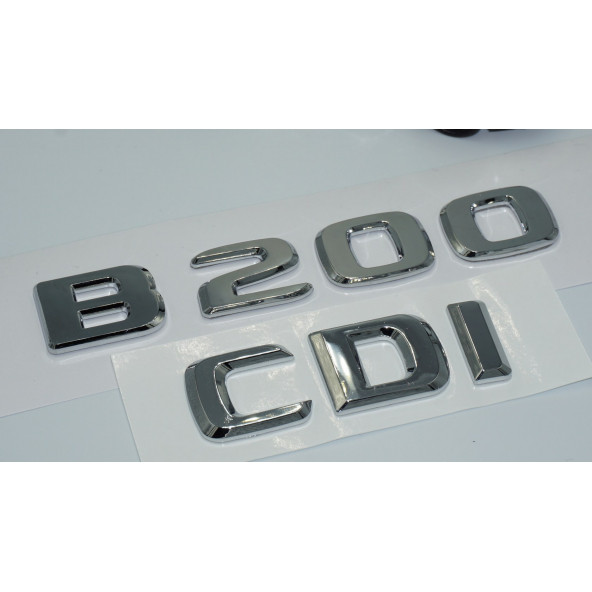 Dk Tuning B200 Cdi Bagaj Krom Abs 3m 3d Yazı Logo Benz İle Uyumlu - 3