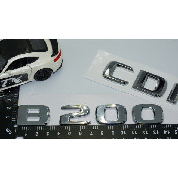 Dk Tuning B200 Cdi Bagaj Krom Abs 3m 3d Yazı Logo Benz İle Uyumlu - 4