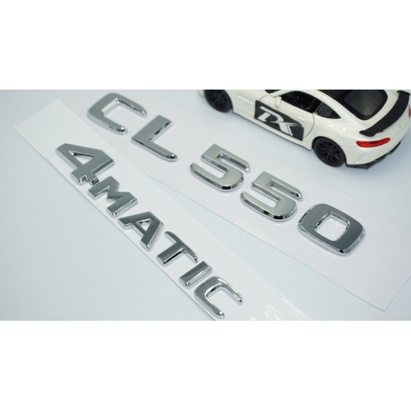 DK Tuning Benz CL550 4Matic Bagaj Krom ABS 3M 3D Yazı Logo - 3