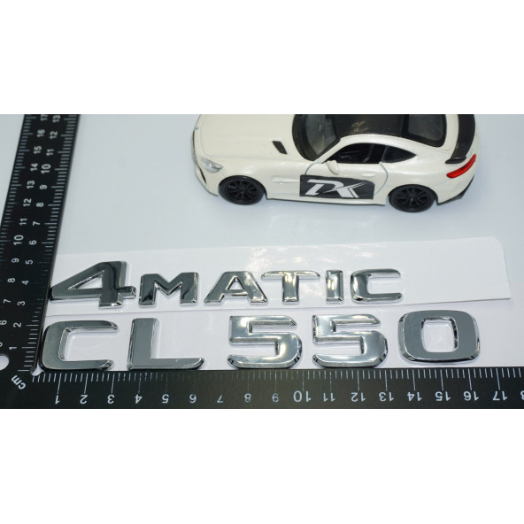 DK Tuning Benz CL550 4Matic Bagaj Krom ABS 3M 3D Yazı Logo - 4