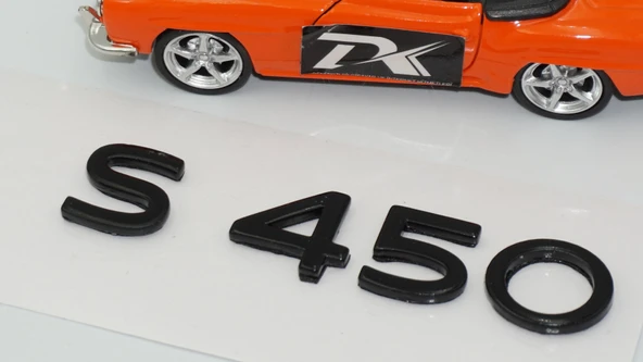 DK Tuning S450 Maybach Bagaj Siyah ABS Yazı Logo Arma - Resim 5