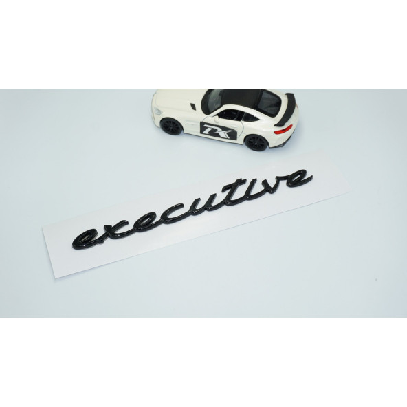 DK Tuning Porsche Executive Bagaj 3M 3D Siyah ABS Yazı Logo Amblem - 2