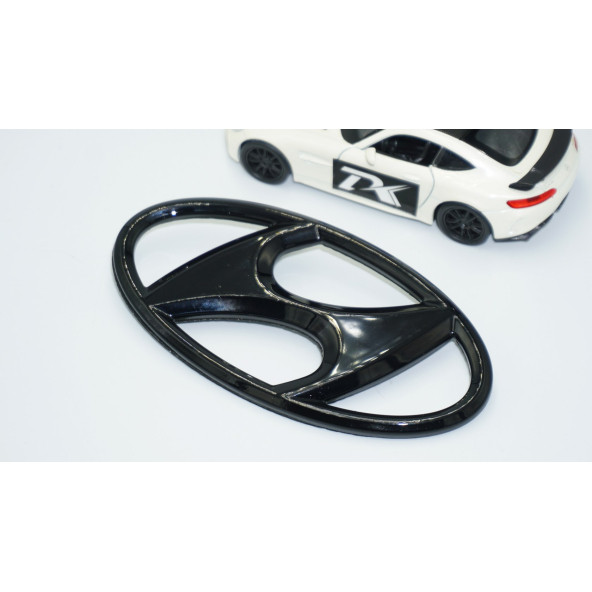 DK Tuning i20 Parlak Siyah Ön Panjur Logo Hyundai İle Uyumlu - 3