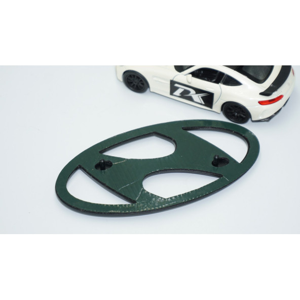 DK Tuning i20 Parlak Siyah Ön Panjur Logo Hyundai İle Uyumlu - 4