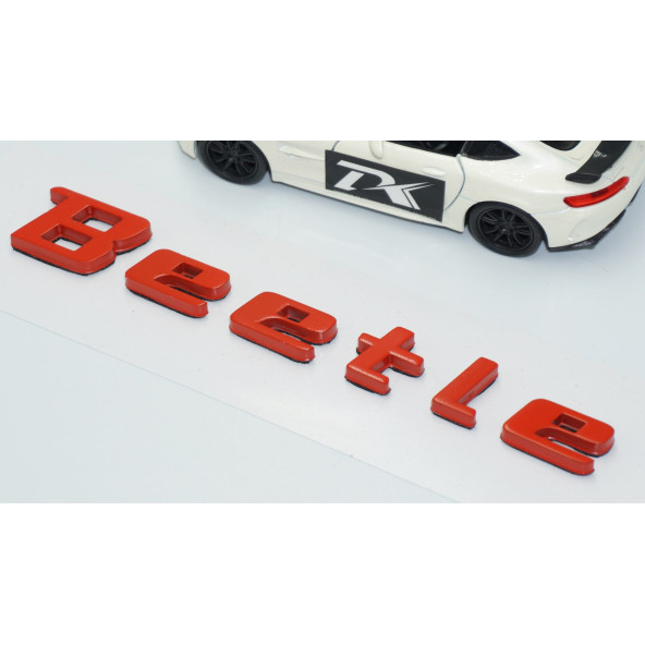 DK Tuning Volkswagen Beetle Bagaj Kırmızı ABS Yazı Logo Amblem - 3