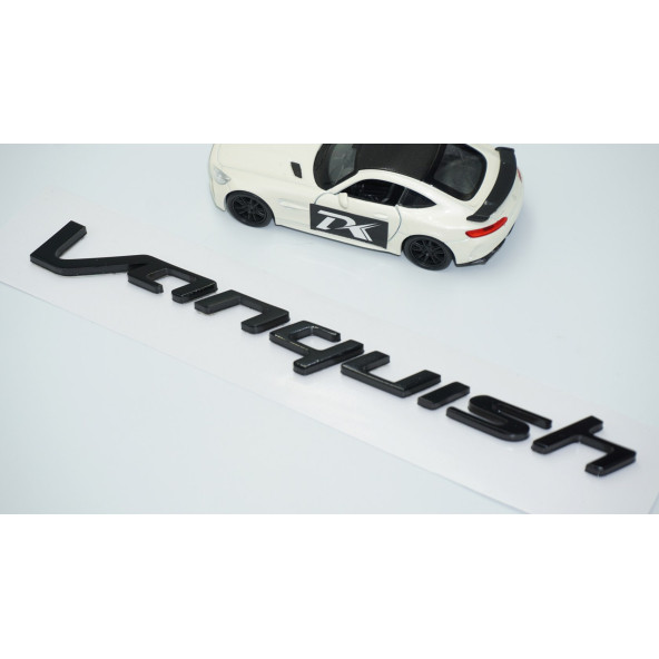 DK Tuning Aston Martin Vanquish Bagaj Siyah Yazı Logo Amblem - 3