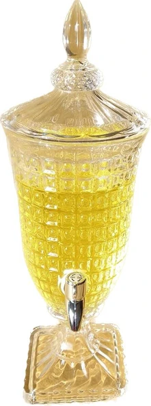 Cam Sebil, Şerbetlik, Limonatalık, Detoks sürahisi 2 Litre - 2