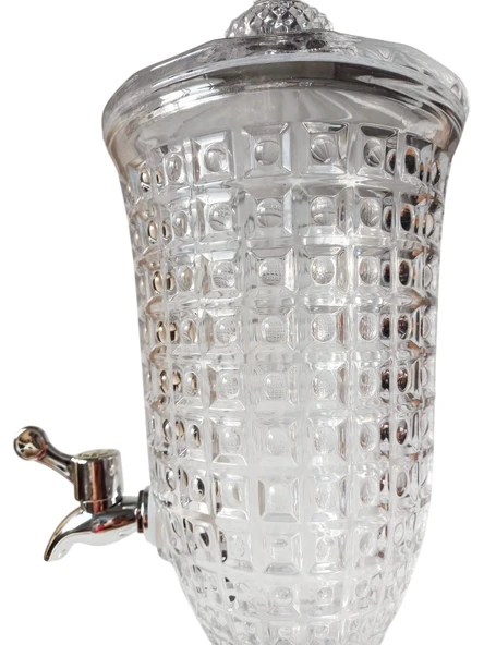 Cam Sebil, Şerbetlik, Limonatalık, Detoks sürahisi 2 Litre - 3