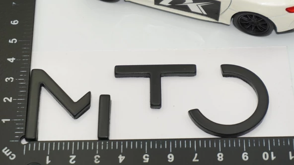 DK Tuning Mito Siyah ABS Bagaj Yazı Logo Alfa Romeo İle Uyumlu - 3