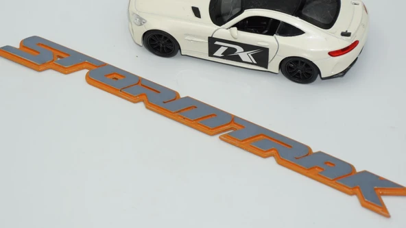DK Tuning Ranger Stormtrak Bagaj Turuncu Yazı Logo Ford İle Uyumlu - 5